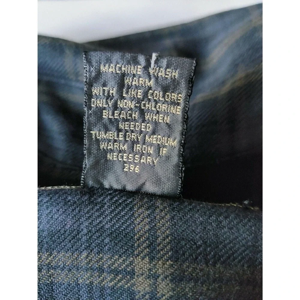 Banana‎ Republic Mens Plaid Button Front Shirt Long Sleeve Cotton Blend Size S